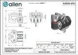 Allen公式図面・取扱説明書 (A2035-676)