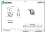 Allen公式図面・取扱説明書 (A2036HL)