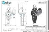 Allen公式図面・取扱説明書 (A20401BF-77)