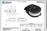 Allen公式図面・取扱説明書 (A20401CHL)
