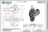 Allen公式図面・取扱説明書 (A20401F-77)