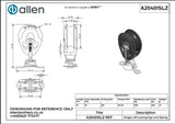 Allen公式図面・取扱説明書 (A20401SLZ)