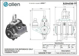Allen公式図面・取扱説明書 (A20403B-77)