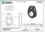 Allen公式図面・取扱説明書 (A2060TII-)