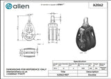 Allen公式図面・取扱説明書 (A2062)