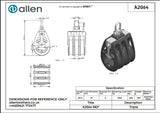 Allen公式図面・取扱説明書 (A2064)