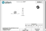 Allen公式図面・取扱説明書 (A2086-3)