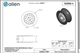 Allen公式図面・取扱説明書 (A2086-4)