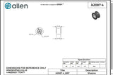 Allen公式図面・取扱説明書 (A2087-4)