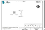 Allen公式図面・取扱説明書 (A2087-5)