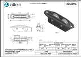 Allen公式図面・取扱説明書 (A2122HL)