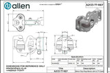 Allen公式図面・取扱説明書 (A2133-77)