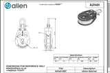 Allen公式図面・取扱説明書 (A21401)