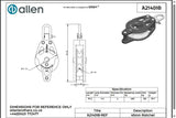 Allen公式図面・取扱説明書 (A21401B)