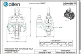 Allen公式図面・取扱説明書 (A21403B-77)
