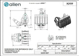 Allen公式図面・取扱説明書 (A2159)