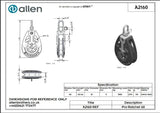 Allen公式図面・取扱説明書 (A2160)