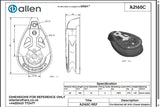 Allen公式図面・取扱説明書 (A2160C)