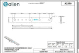 Allen公式図面・取扱説明書 (A2290)