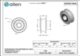 Allen公式図面・取扱説明書 (A3343-XHL)