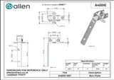 Allen公式図面・取扱説明書 (A4001E)