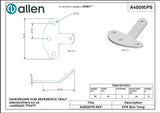 Allen公式図面・取扱説明書 (A4001-EPS)