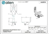 Allen公式図面・取扱説明書 (A4001W)
