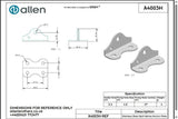 Allen公式図面・取扱説明書 (A4003H)