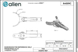 Allen公式図面・取扱説明書 (A4009C)
