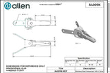 Allen公式図面・取扱説明書 (A4009K)