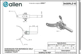 Allen公式図面・取扱説明書 (A4009LZ-10)