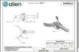 Allen公式図面・取扱説明書 (A4009LZ)