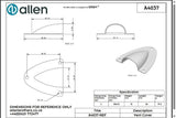 Allen公式図面・取扱説明書 (A4037)