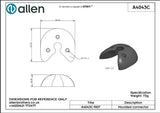Allen公式図面・取扱説明書 (A4043C)