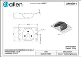 Allen公式図面・取扱説明書 (A4043N-1)