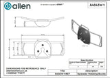 Allen公式図面・取扱説明書 (A4043W-1)