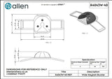 Allen公式図面・取扱説明書 (A4043W-40)
