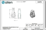 Allen公式図面・取扱説明書 (A4078)