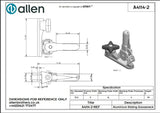 Allen公式図面・取扱説明書 (A4114-2)