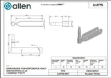 Allen公式図面・取扱説明書 (A4117S)