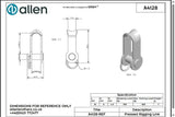 Allen公式図面・取扱説明書 (A4128)