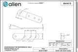 Allen公式図面・取扱説明書 (A4141-5)