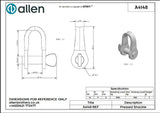 Allen公式図面・取扱説明書 (A4148)