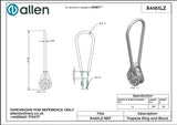 Allen公式図面・取扱説明書 (A4161LZ)