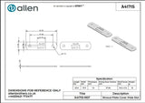Allen公式図面・取扱説明書 (A4171S)