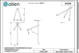 Allen公式図面・取扱説明書 (A4210)