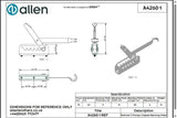 Allen公式図面・取扱説明書 (A4260-1)