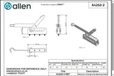 Allen公式図面・取扱説明書 (A4260-2)