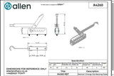 Allen公式図面・取扱説明書 (A4260)