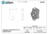 Allen公式図面・取扱説明書 (A4265)
